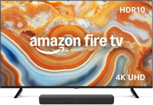 Amazon Fire TV 55" 4-Series, 2024 release, with Fire TV Soundbar