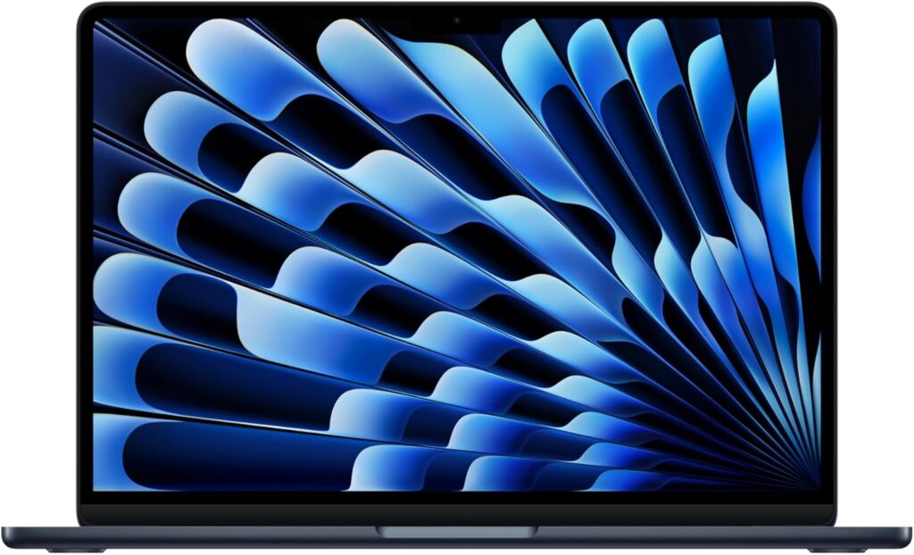 Apple 2025 MacBook Air 13-inch Laptop with M4 chip, 24GB Unified Memory, 1TB SSD Storage - Midnight
