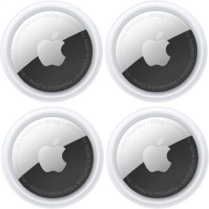 Apple AirTag Tracking Device, 4-Pack (Renewed)