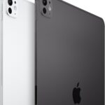 Apple iPad Pro 11-Inch (M4): Built for Apple Intelligence, Ultra Retina XDR Display, 512GB, 12MP Front/Back Camera, LiDAR Scanner, Wi-Fi 6E + 5G Cellular, Face ID, All-Day Battery Life — Silver